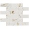 Ackland Calacatta Gold Subway 12 in. x 12 in. Matte Porcelain Mosaic Floor and Wall Tile, 15PK AKM-P-CAGO2X6SWM-CA - alternate 5